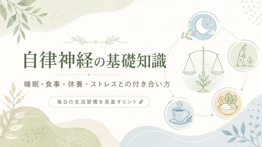 自律神経とは？交感神経・副交感神経の働きと乱れを感じる原因、生活習慣を徹底解説