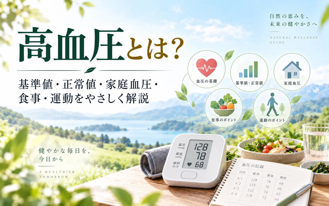高血圧とは？基準値・正常値・原因・家庭血圧・食事・運動をわかりやすく解説