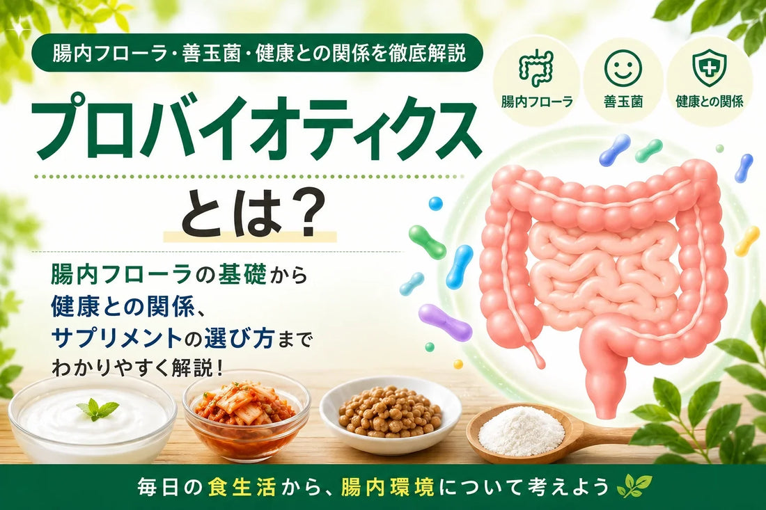 プロバイオティクスとは？腸内フローラ・善玉菌との関係や食品・サプリメントの選び方を解説