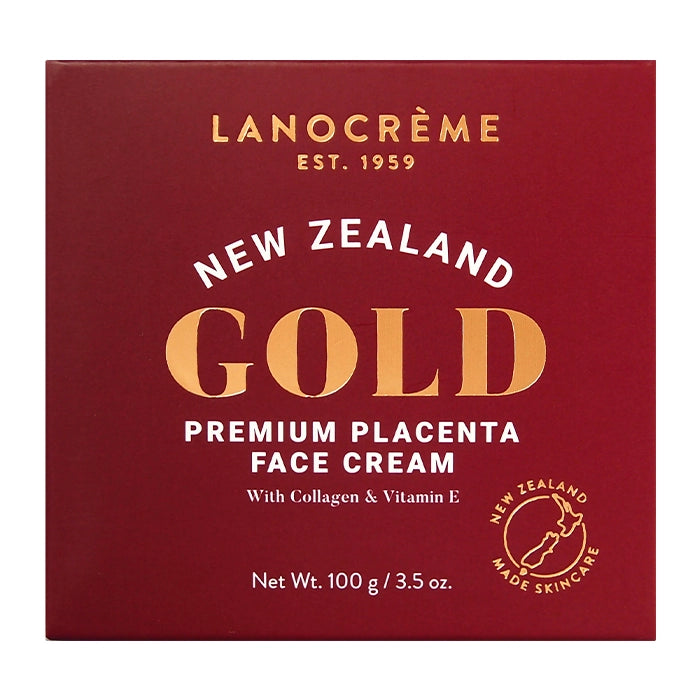 プラセンタ フェイスクリーム 100g｜NZラノリン配合 プレミアムケア｜LANOCREME