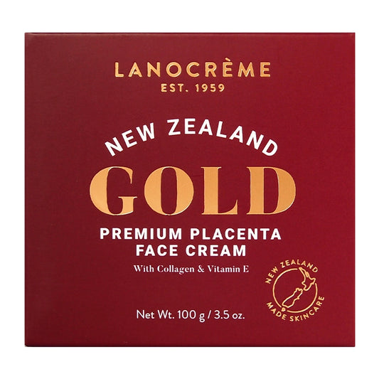 プラセンタ フェイスクリーム 100g｜NZラノリン配合 プレミアムケア｜LANOCREME