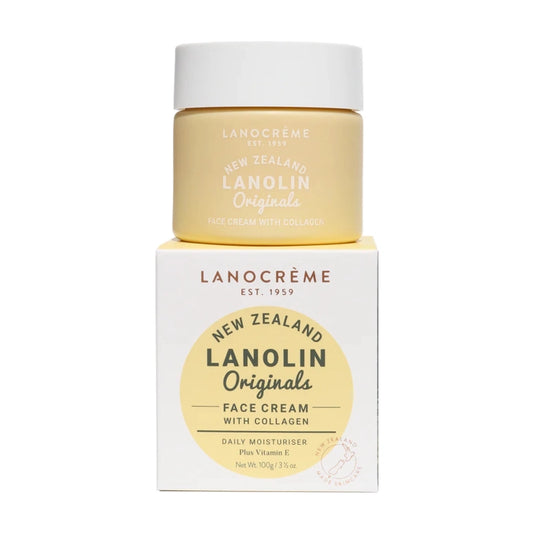 コラーゲン フェイスクリーム 100g｜ラノリン配合 NZスキンケア｜LANOCREME