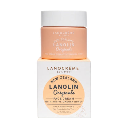マヌカハニー フェイスクリーム 100g｜ラノリン配合 NZスキンケア｜LANOCREME