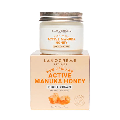 マヌカハニー ナイトクリーム 50g｜ラノリン配合 NZスキンケア｜LANOCREME