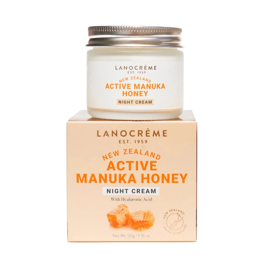 マヌカハニー ナイトクリーム 50g｜ラノリン配合 NZスキンケア｜LANOCREME