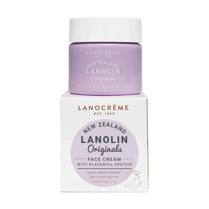 プラセンタ フェイスクリーム 100g｜NZラノリン配合 保湿ケア｜LANOCREME