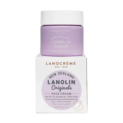 プラセンタ フェイスクリーム 100g｜NZラノリン配合 保湿ケア｜LANOCREME