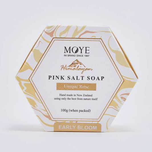 MOYE ピンクソルトソープ 100g｜ニュージーランド製ハンドメイド石鹸（フリージア）