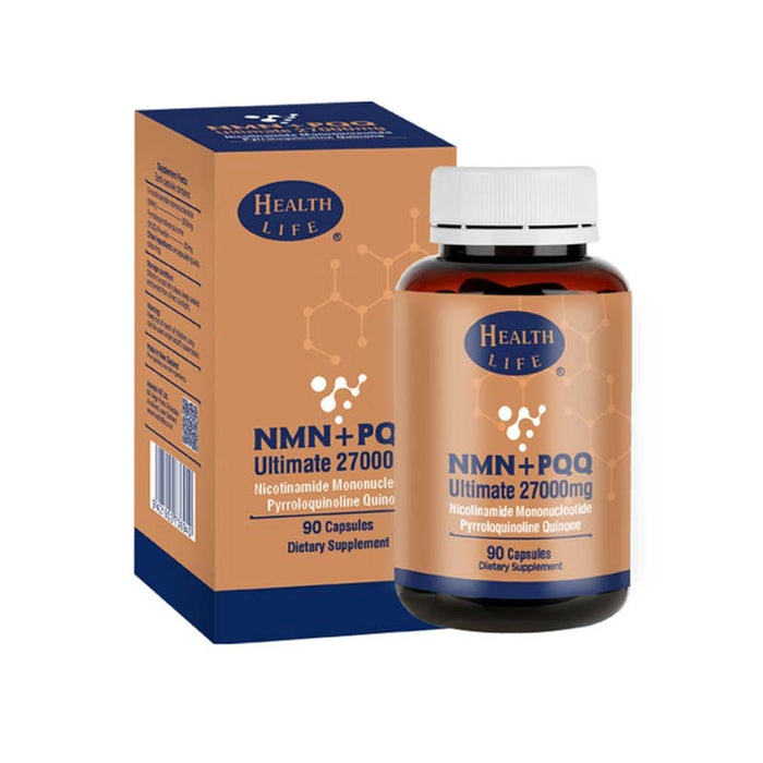 Health Life NMN + PQQ Ultimate 27,000mg – 300mg NMN + 20mg PQQ | 90 Capsules