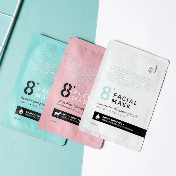 Facial Mask Set 24 Sheets | Hydration, Brightening & Goat Milk – NZ