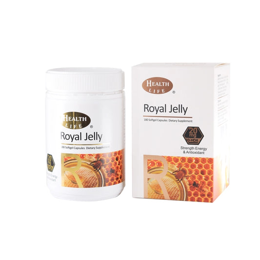 ヘルスライフ NZ産 ローヤルゼリーサプリメント 1,400mg（10HDA 6%配合）180粒